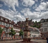 Heidelberg im Regen und danach