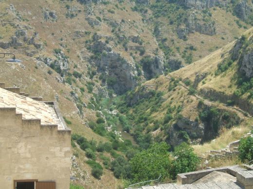 Schlucht der Gravina di Matera