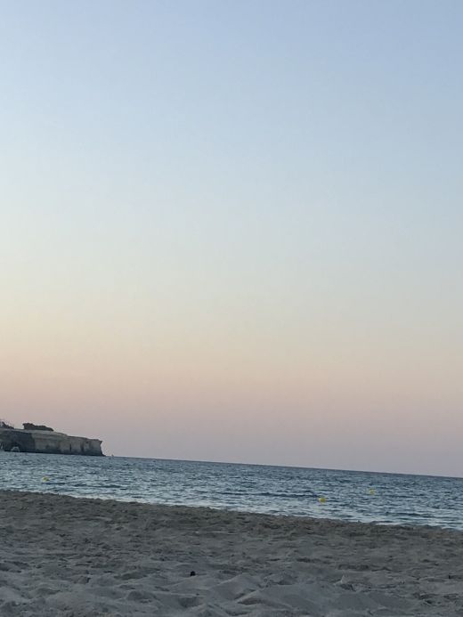 Der Strand von Salento. Italien