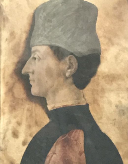 Porträt eines Mannes von Giorgio Schiavone (1433-1504) (Musée Jacquemart-André- Paris).