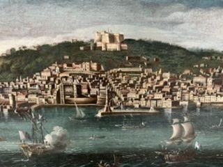 - Juan Ruiz, Veduta di Napoli dal mare, 1734/38