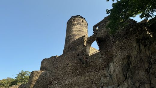 Blick zum Bergfried 